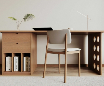 Modern Computer Desk And Chair-ID:764633898
