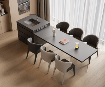 Modern Dining Table And Chairs-ID:181685923