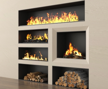 Modern Fireplace-ID:384206061