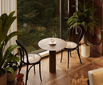 American Style Leisure Table And Chair-ID:389815095