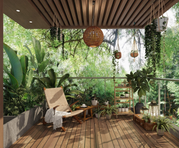 Modern Leisure Balcony-ID:886104116