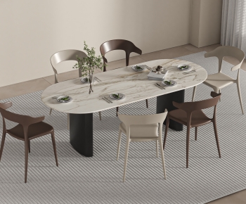 Modern Dining Table And Chairs-ID:862718111