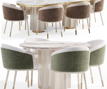 Modern Dining Table And Chairs-ID:974277978