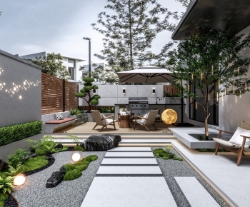 Modern Courtyard/landscape-ID:465109112