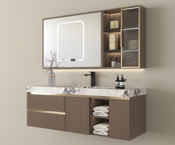 Modern Bathroom Cabinet-ID:400458106
