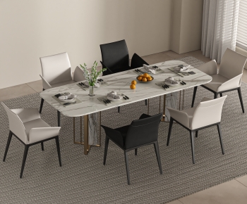 Modern Dining Table And Chairs-ID:364279719