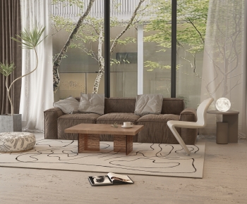 Modern A Living Room-ID:378856904