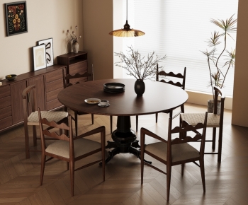 Modern Dining Table And Chairs-ID:164288041
