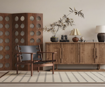 Wabi-sabi Style Entrance Cabinet-ID:812959916