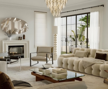 French Style A Living Room-ID:589609167