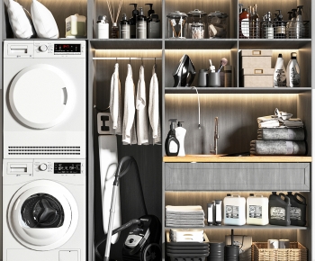 Modern Laundry Cabinet-ID:287956008