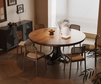 Modern Dining Table And Chairs-ID:105269057