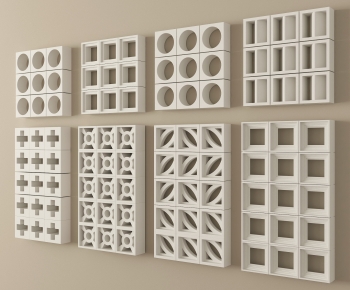 Modern Cement Brick Screen Partition-ID:847801926