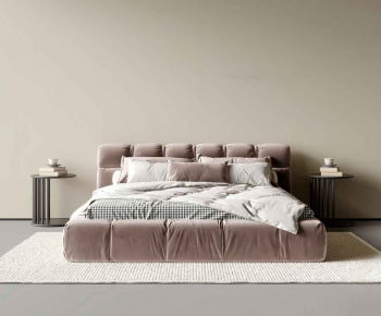 Modern Double Bed-ID:944299949