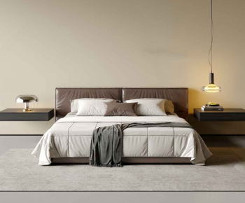 Modern Double Bed-ID:405034074