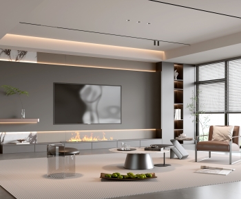 Modern A Living Room-ID:705990868