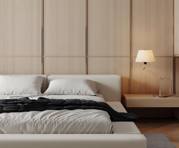 Modern Double Bed-ID:603962903