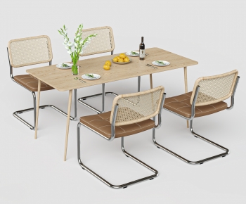 Modern Dining Table And Chairs-ID:901294954