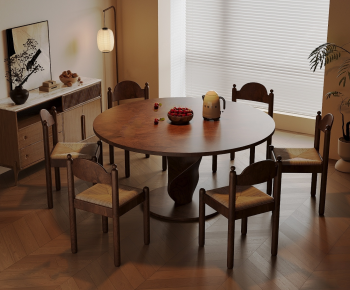 Modern Dining Table And Chairs-ID:493057019