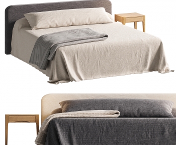 Nordic Style Double Bed-ID:361311919