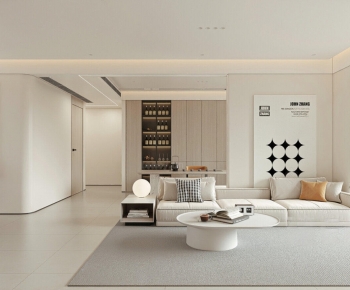 Modern A Living Room-ID:259480536