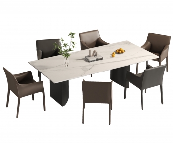 Modern Dining Table And Chairs-ID:706049921