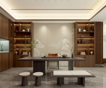 New Chinese Style Tea House-ID:670288093