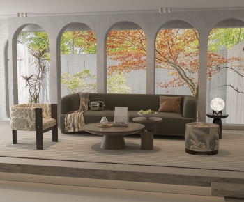 Modern A Living Room-ID:599500893