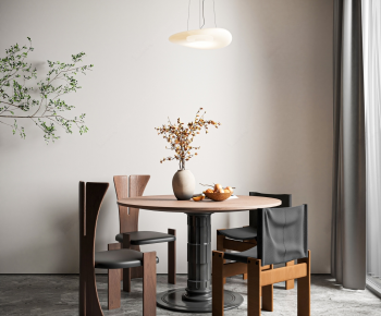Wabi-sabi Style Dining Table And Chairs-ID:458058127