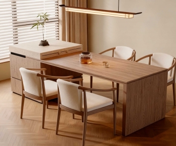 Modern Dining Table And Chairs-ID:737016925