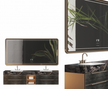 Modern Bathroom Cabinet-ID:421619895