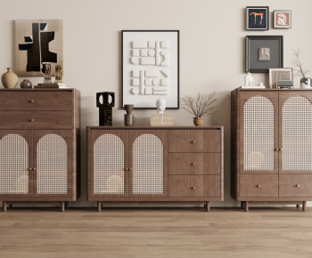 French Style Entrance Cabinet-ID:815460929