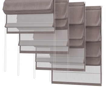 New Chinese Style Roman Curtain-ID:100820122