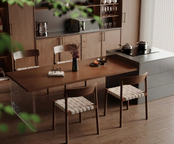 Modern Dining Table And Chairs-ID:615739883