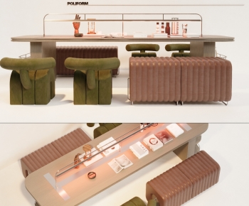 Modern Computer Desk And Chair-ID:105640981