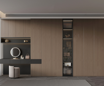 Modern Clothes Storage Area-ID:226439952