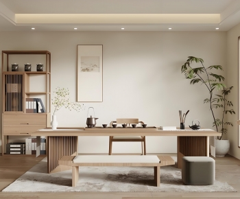 New Chinese Style Tea Tables And Chairs-ID:986455929