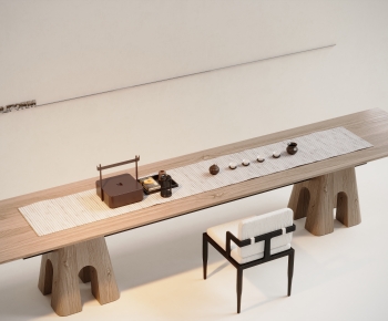 New Chinese Style Computer Desk And Chair-ID:534533984