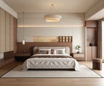New Chinese Style Bedroom-ID:200488096