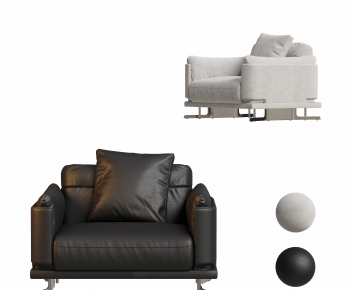 Modern Single Sofa-ID:379476078