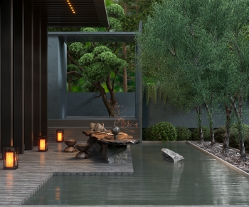 New Chinese Style Courtyard/landscape-ID:152323969