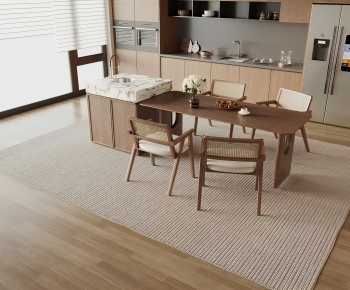 Modern Dining Table And Chairs-ID:519964938