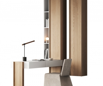 Modern Computer Desk And Chair-ID:182971001