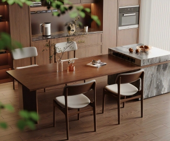 Modern Dining Table And Chairs-ID:459705112