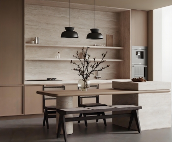 Wabi-sabi Style Dining Room-ID:147901069