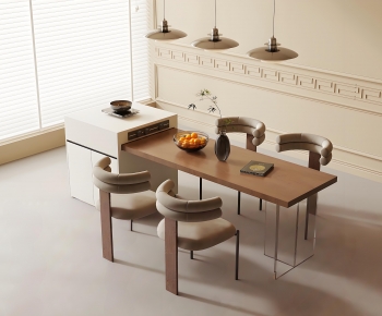 Modern Dining Table And Chairs-ID:397738937