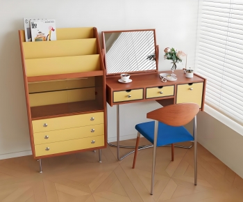 Modern Computer Desk And Chair-ID:447469957