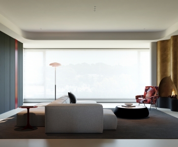 Modern A Living Room-ID:738921249