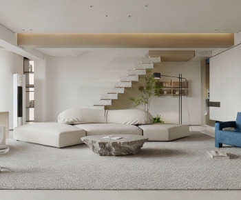 Modern A Living Room-ID:718698989