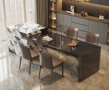 Modern Dining Table And Chairs-ID:127566104